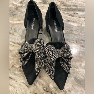 Jeffrey Campbell Valente, black suede party shoes.  Size 8 worn once
